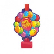 Happy Birthday Blowouts Party Favours